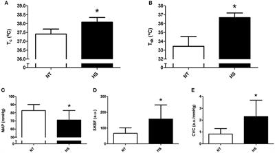 Passive Heating Attenuates Post-exercise Cardiac Autonomic Recovery in Healthy Young Males